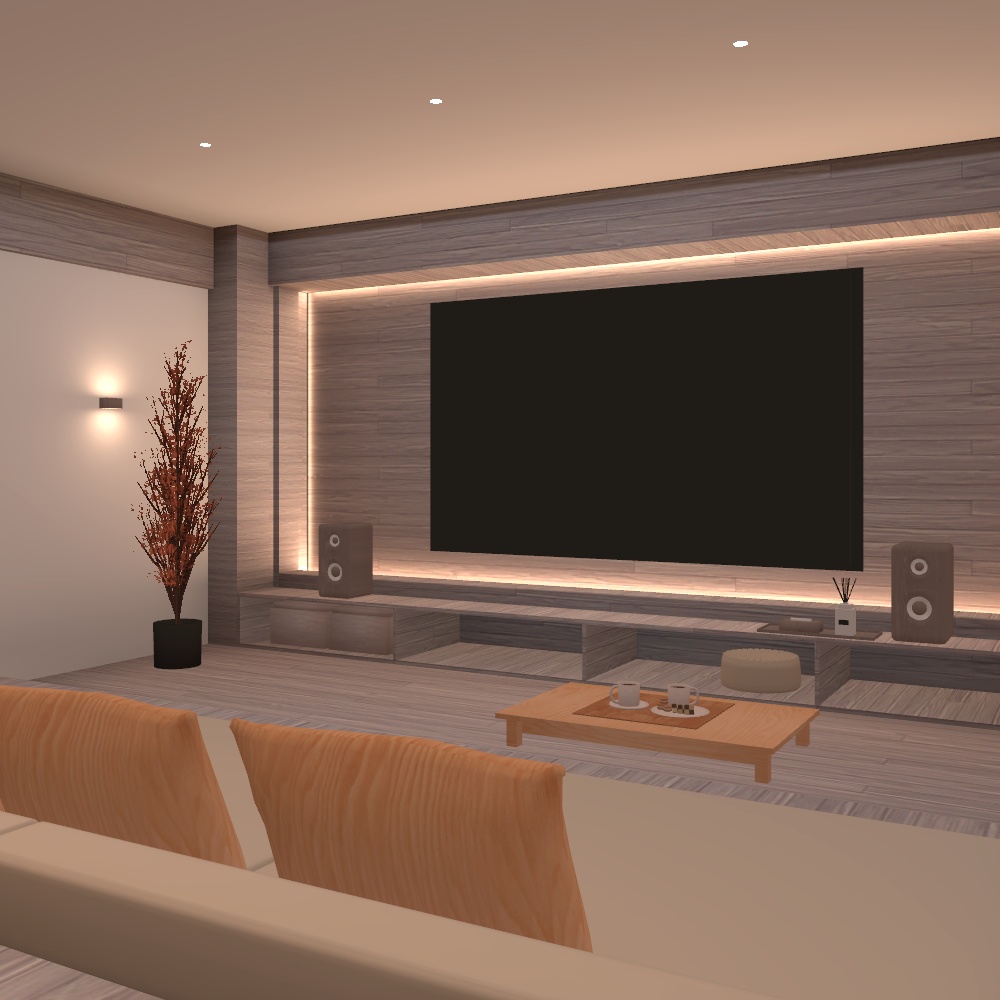 【VRC向けワールド】シアタールーム01