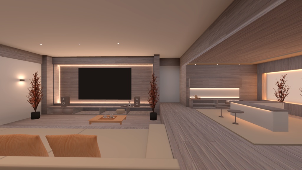 【VRC向けワールド】シアタールーム01