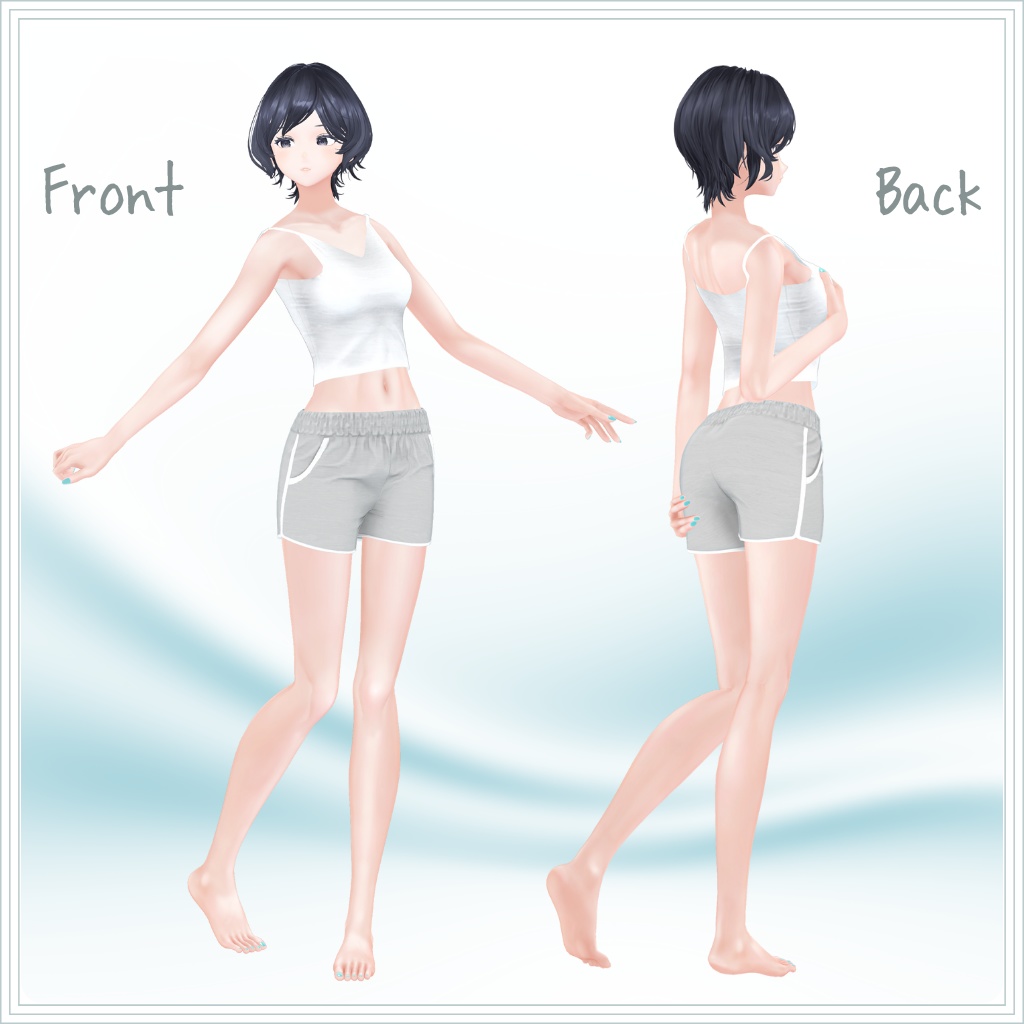 となりの霧崎さん -kirisaki- オリジナル3Dモデル