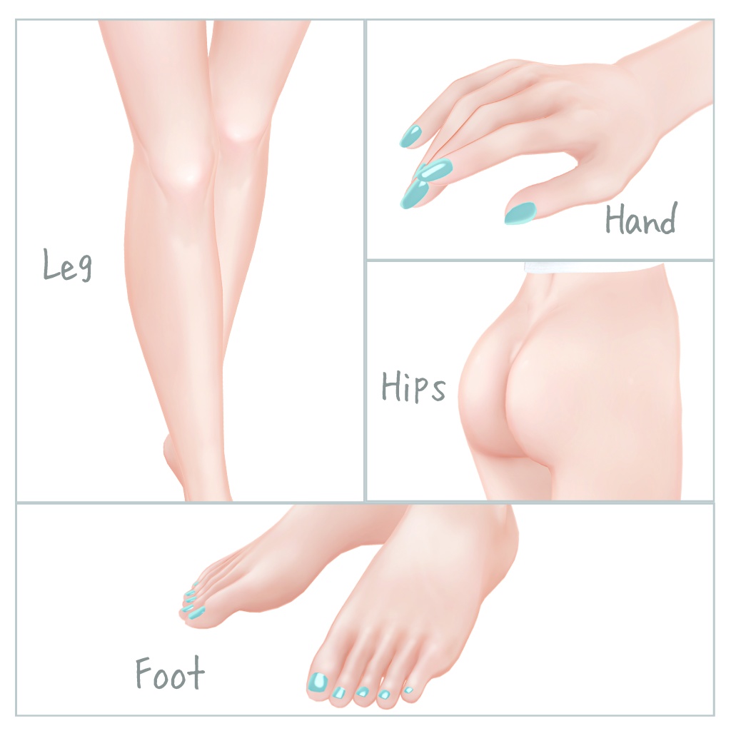 となりの霧崎さん -kirisaki- オリジナル3Dモデル