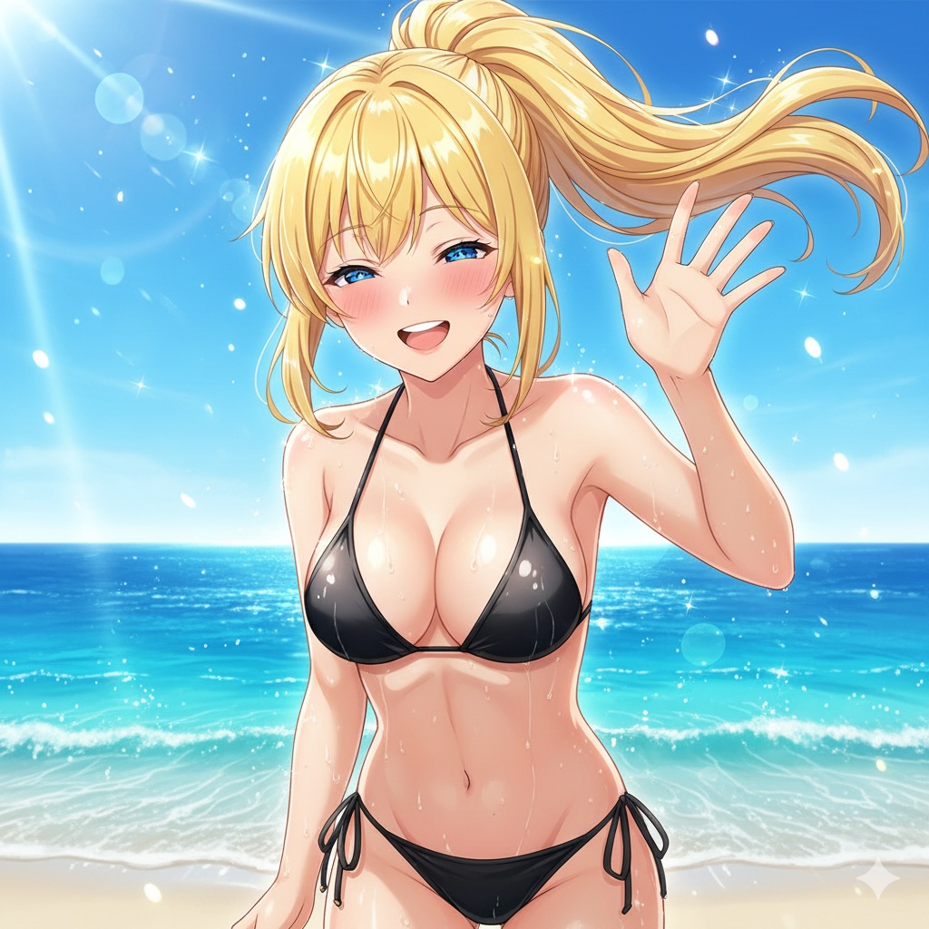 夏の輝き♡ ビキニでハロー！