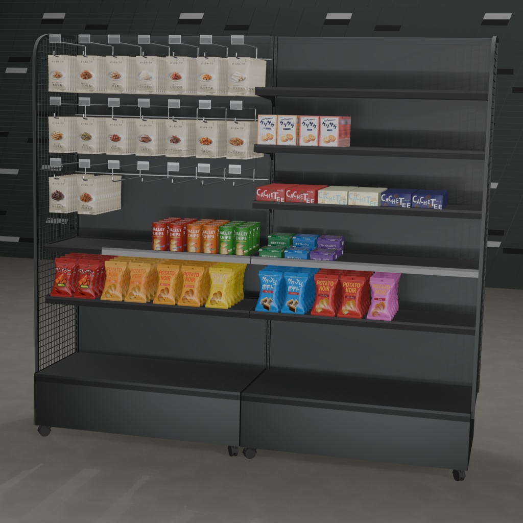 商品棚【3Dモデル】