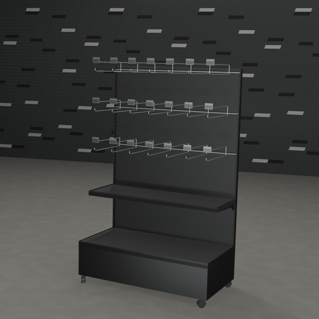 商品棚【3Dモデル】