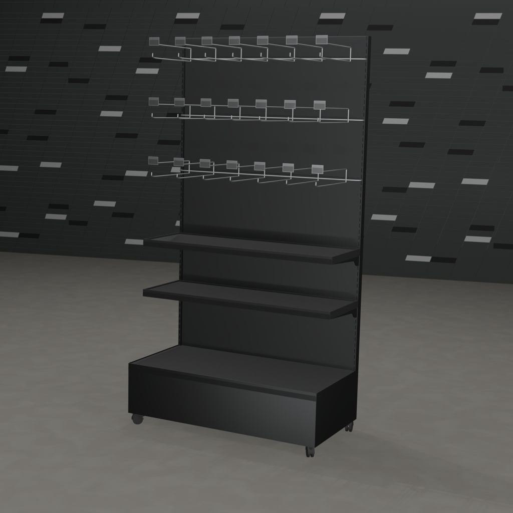 商品棚【3Dモデル】