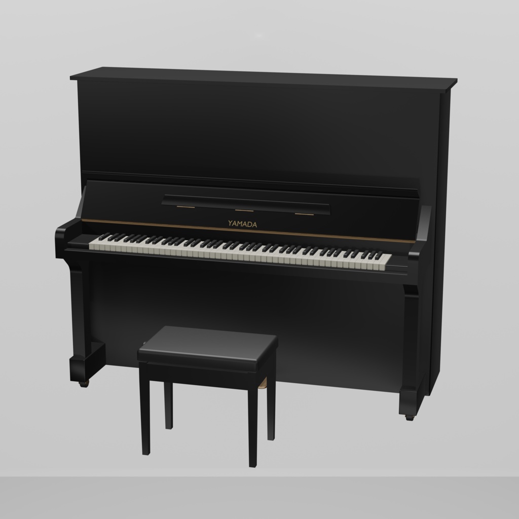 ピアノ【3Dモデル】