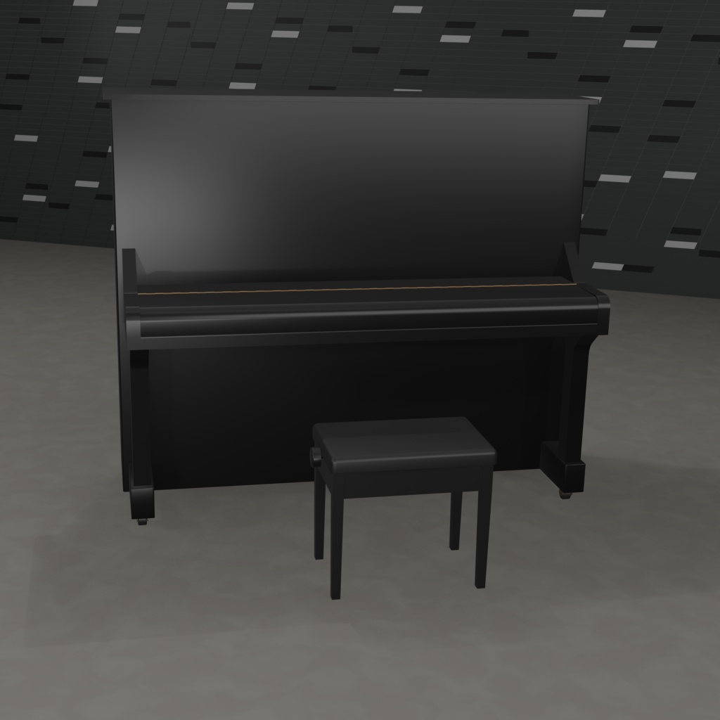 ピアノ【3Dモデル】