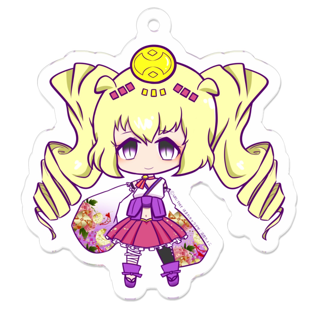 戦国ばけねこひめ【ほまれ】アクリルキーホルダー