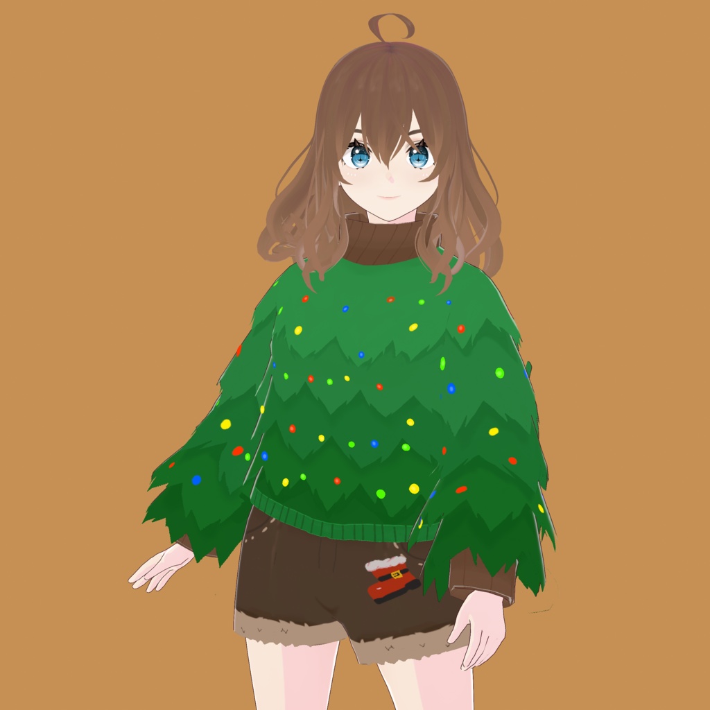 [Vroid] Xmas Tree Sweater  Set