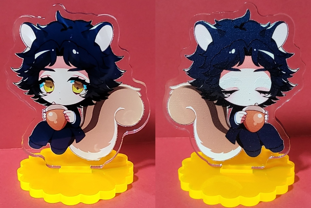 くりすのアクリルスタンド&フェイスタオル