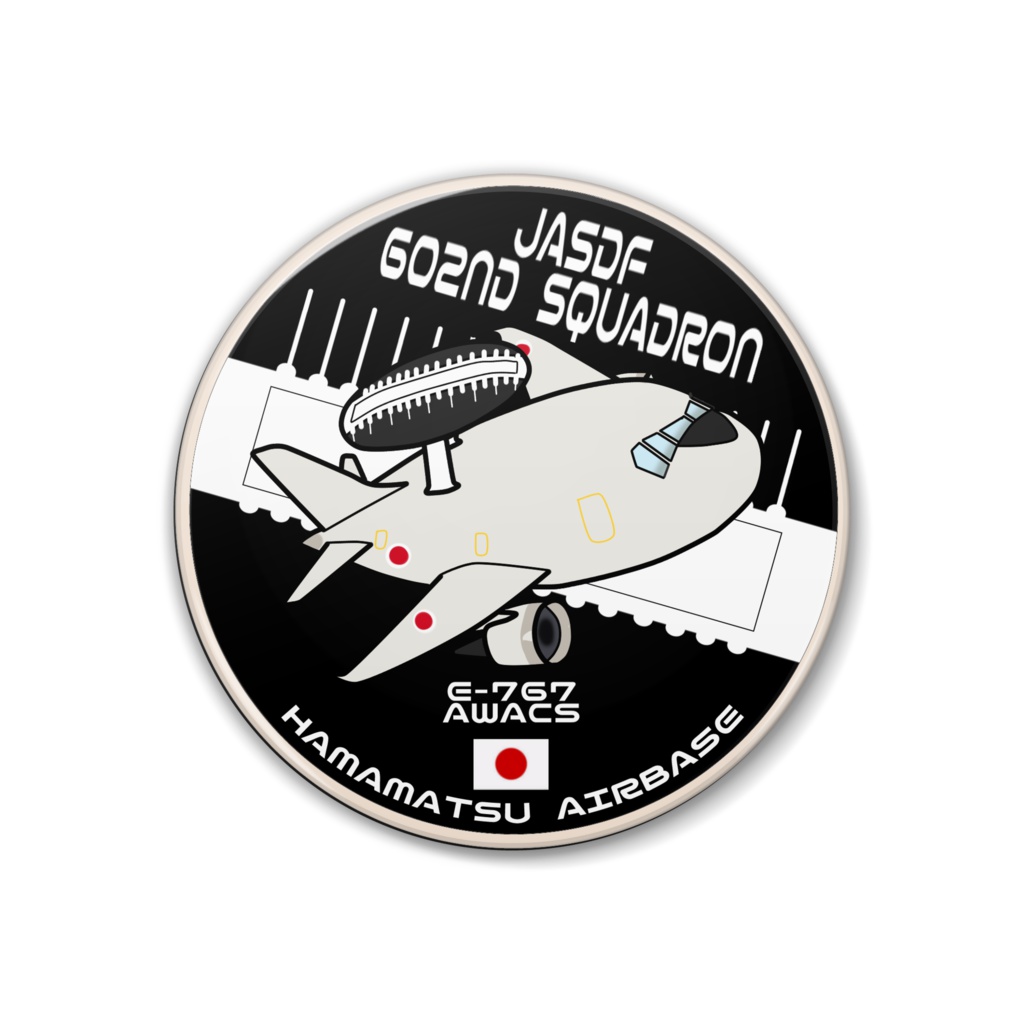 AWACSたん缶バッジ