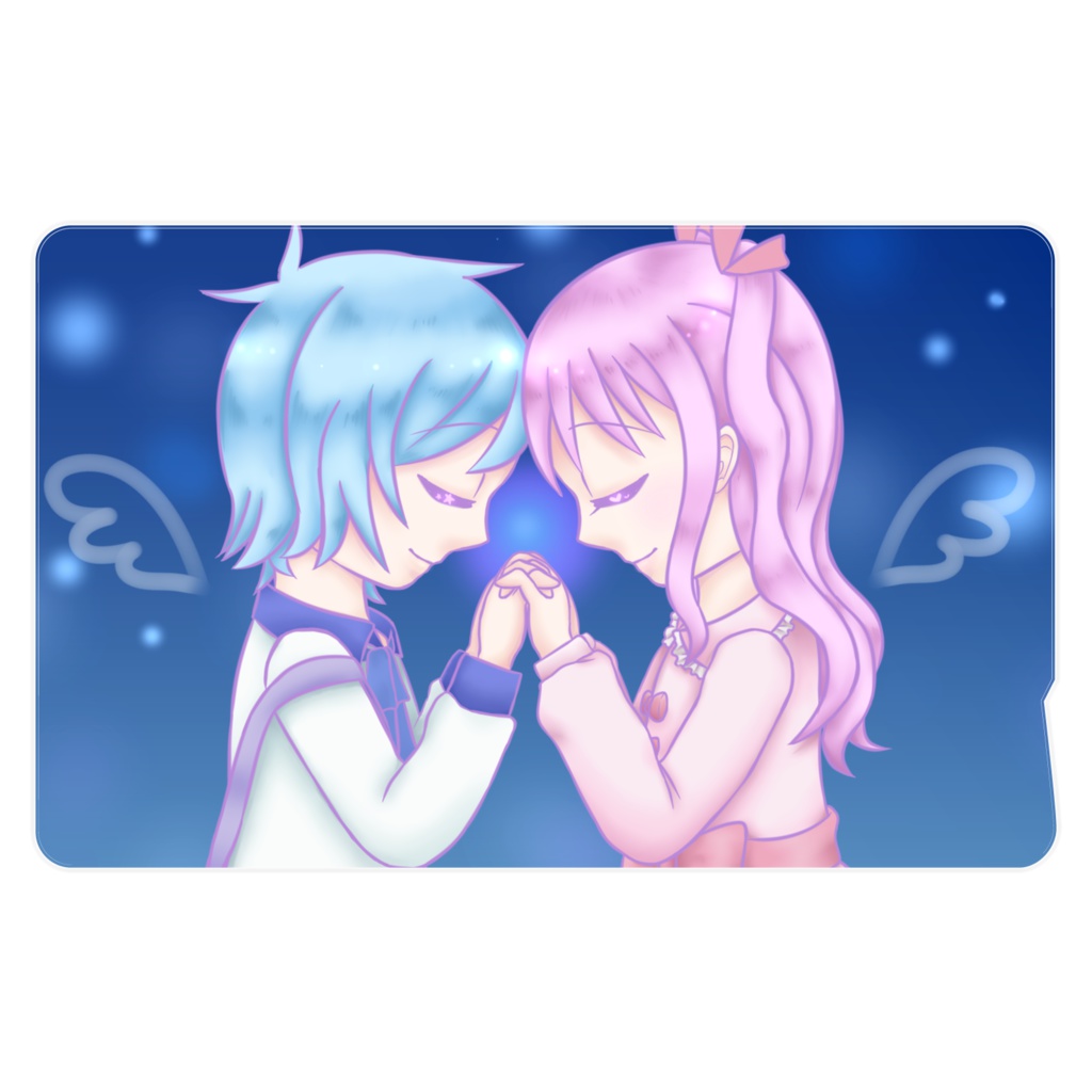 【創作】もも&すい ICカードステッカー