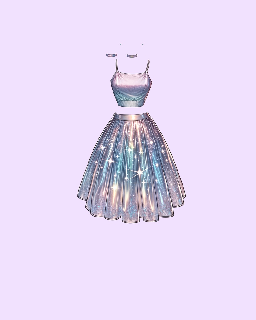 Pop Shimmer Vtuber Outfit