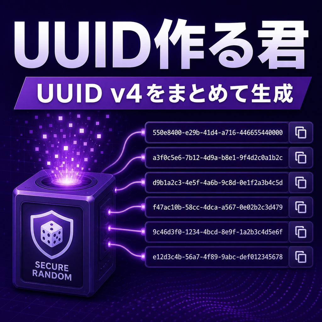 UUID作る君