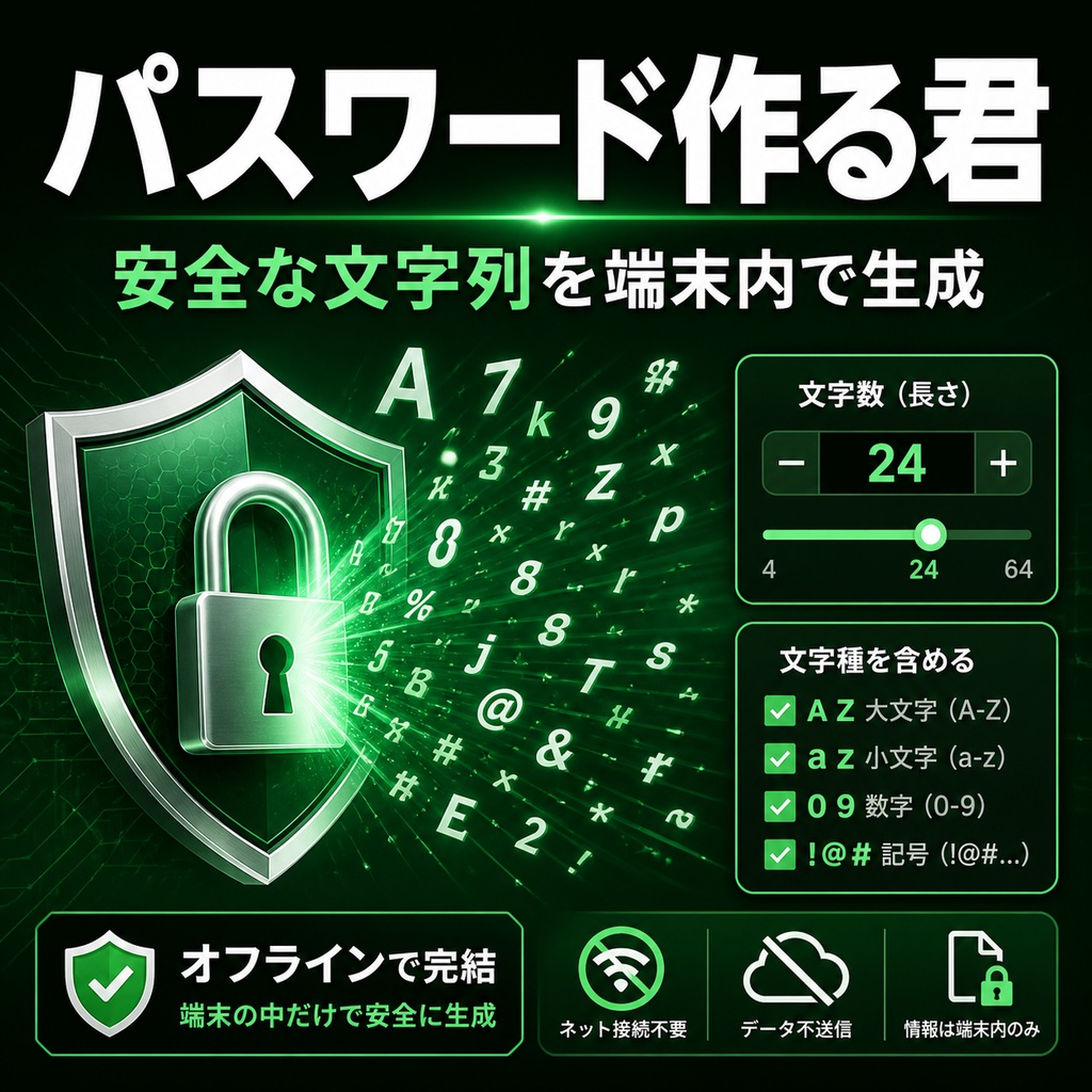 パスワード作る君