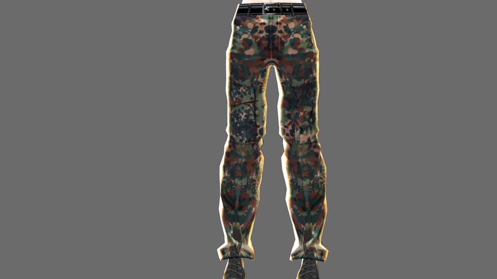 VRoid用迷彩パンツ