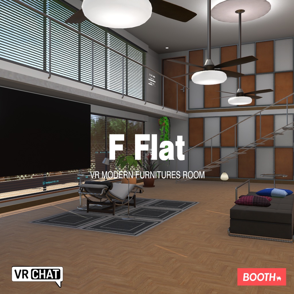 【販売ワールド】VR MODERN FURNITURES ROOM "F Flat"