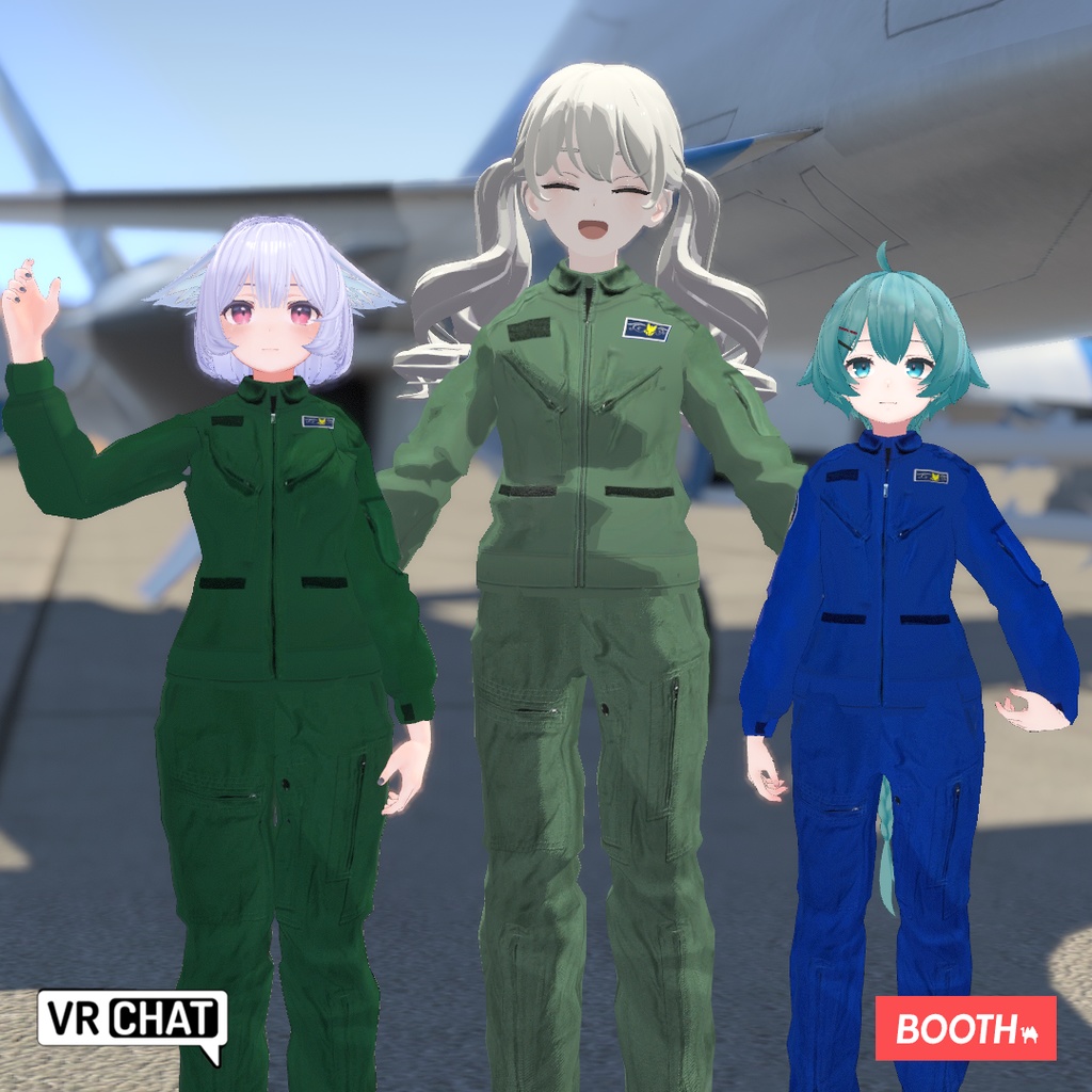 【27アバター対応】フライトスーツ&宇宙飛行士用ブルースーツ