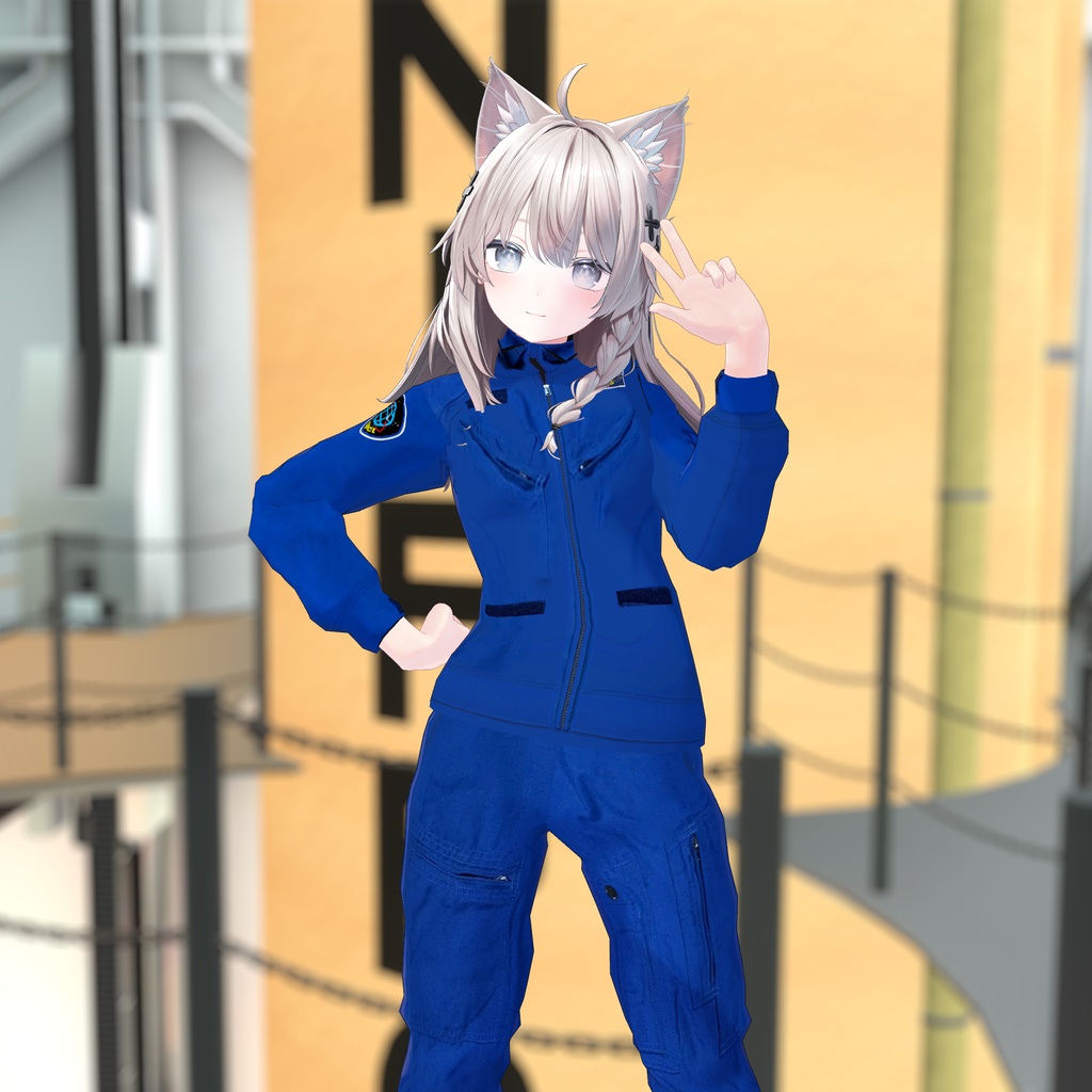 【27アバター対応】フライトスーツ&宇宙飛行士用ブルースーツ