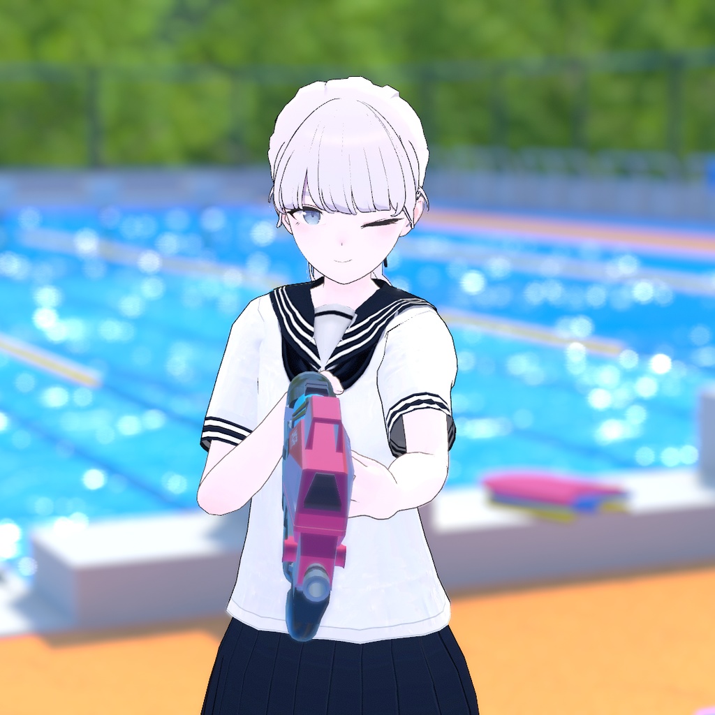 【25アバター対応】スクールセーラー服