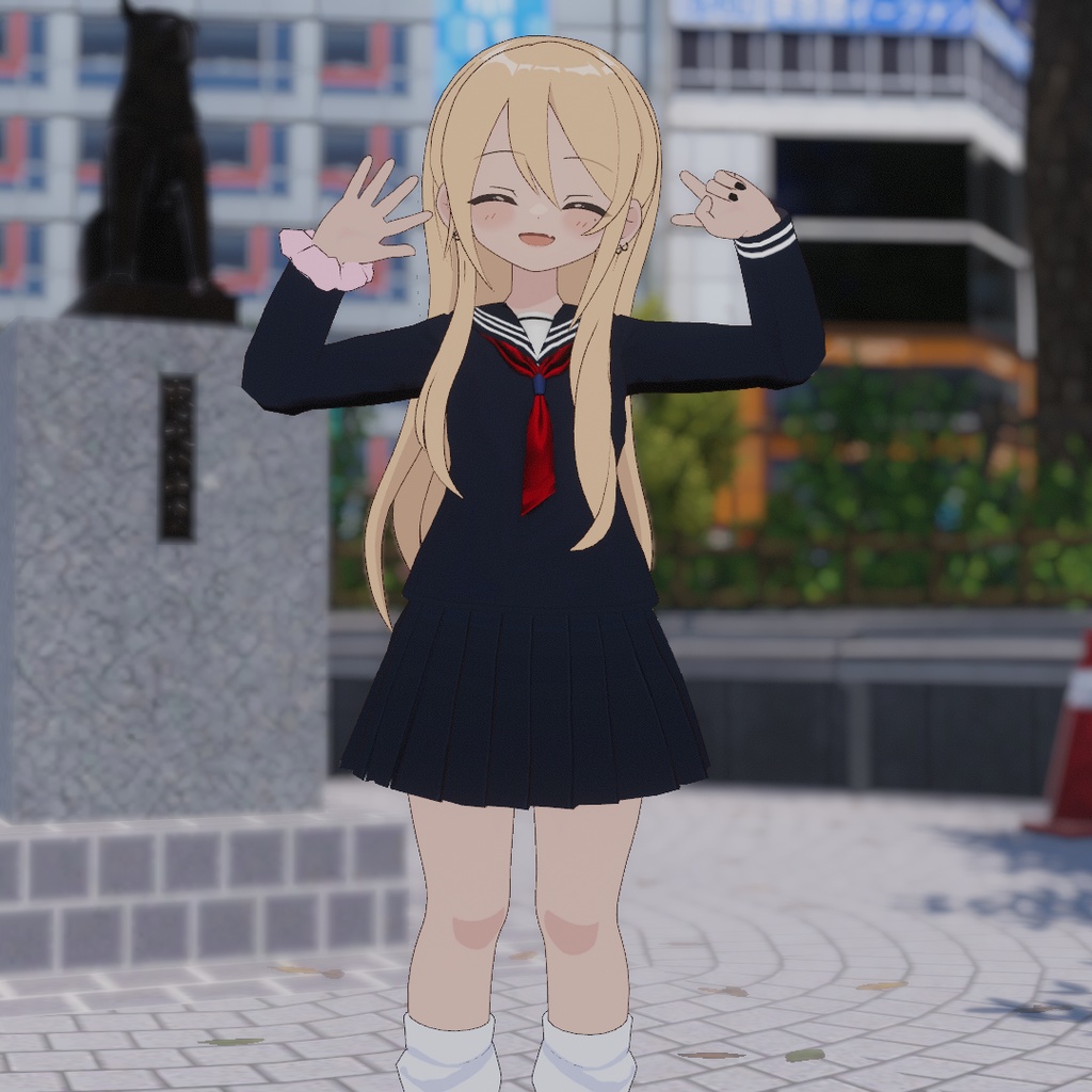 【25アバター対応】スクールセーラー服