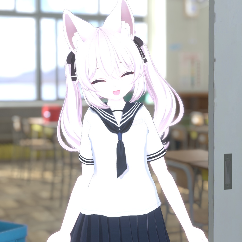 【25アバター対応】スクールセーラー服