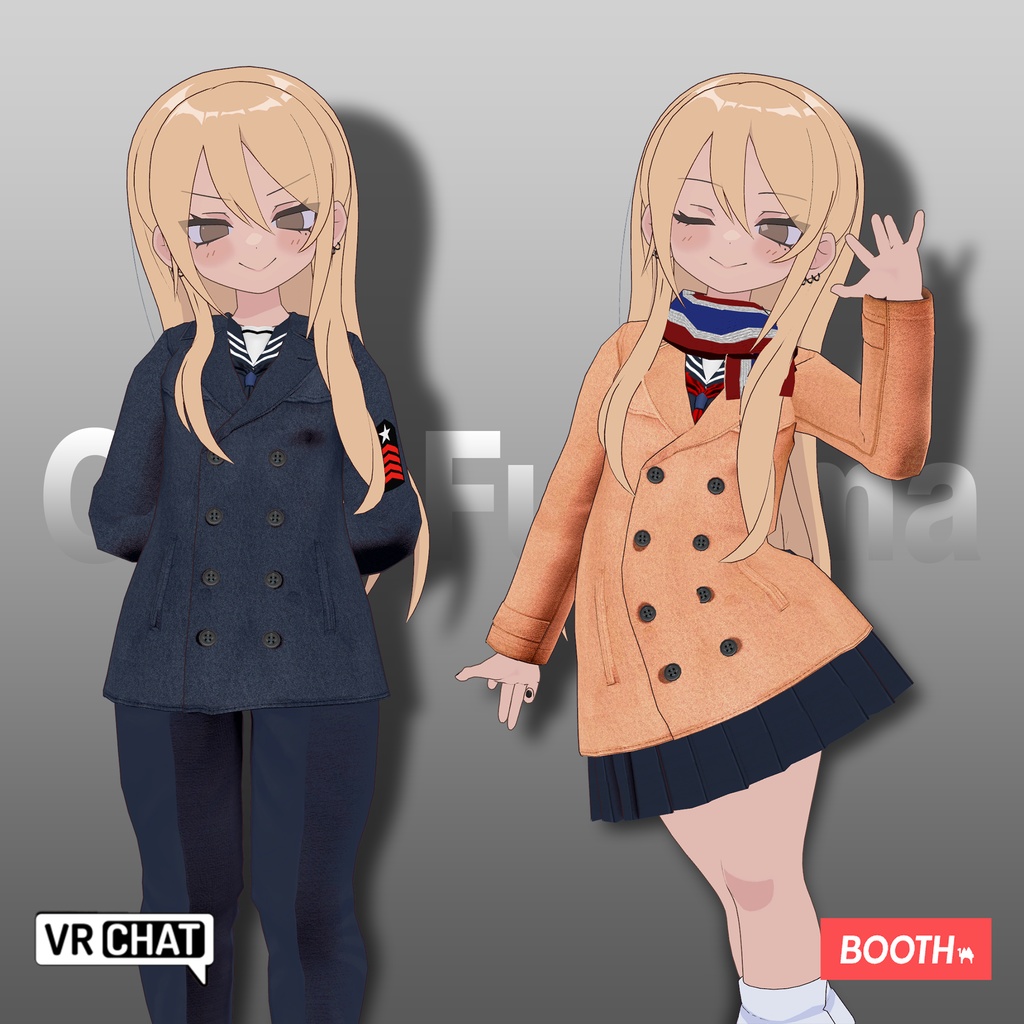 【13アバター対応】Pコート