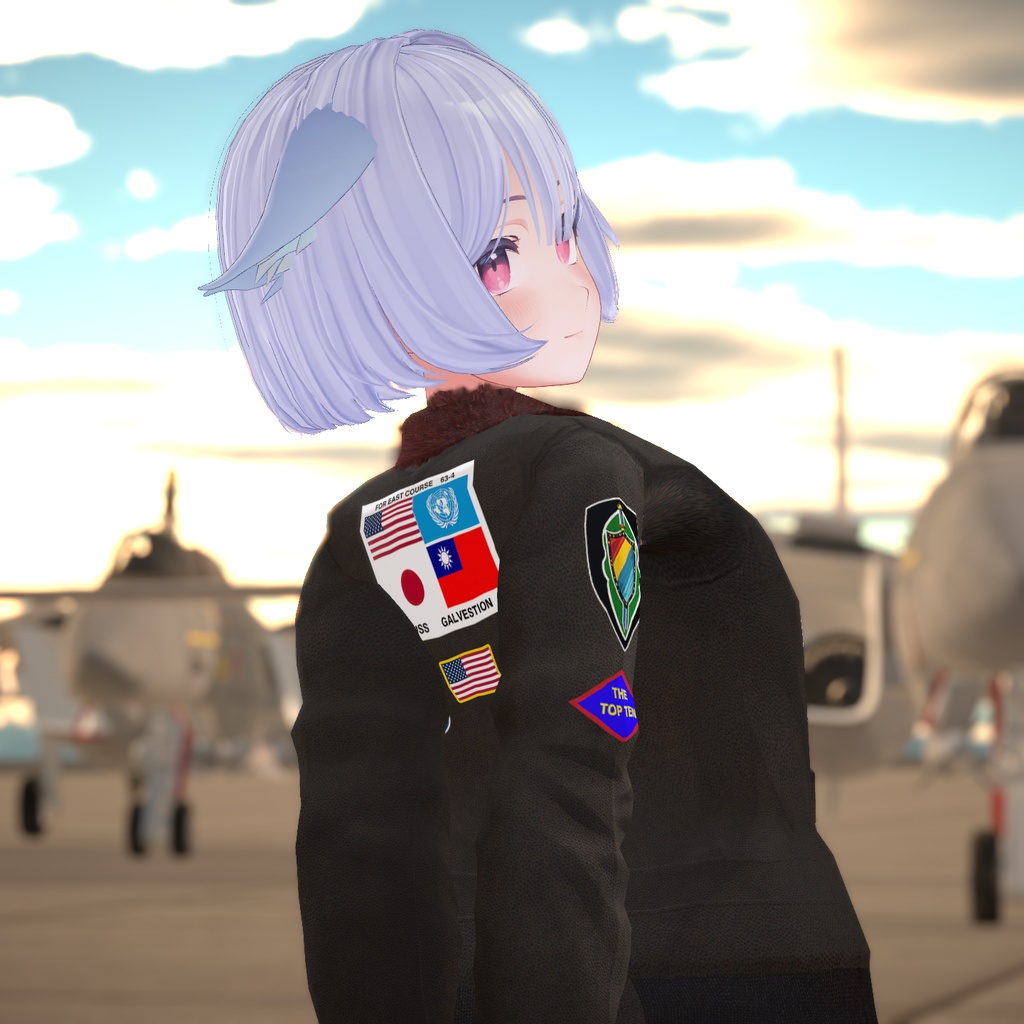 【24アバター対応】米海軍レザーフライトジャケットセット