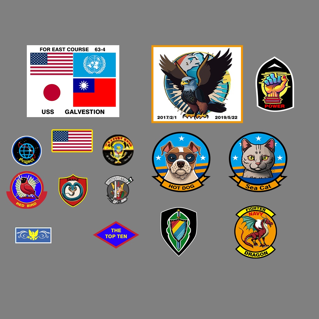 【無料】ノーズアート・エンブレムセット