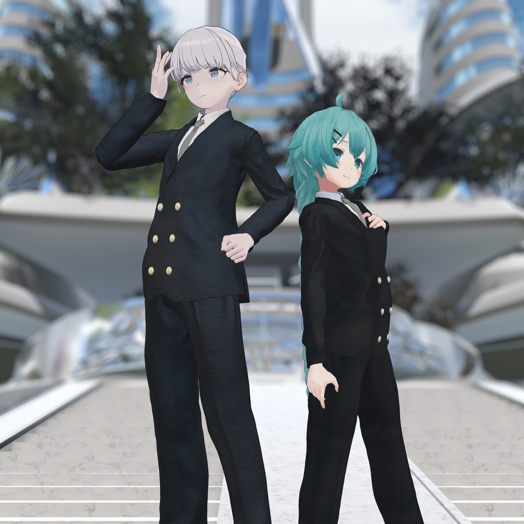 【23アバター対応】エアライン・海軍士官ユニフォーム