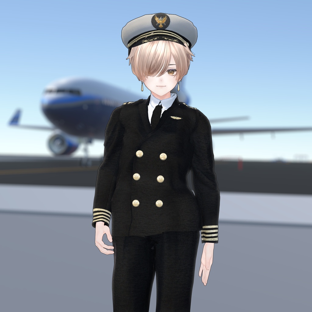【12アバター対応】エアライン・海軍士官ユニフォーム