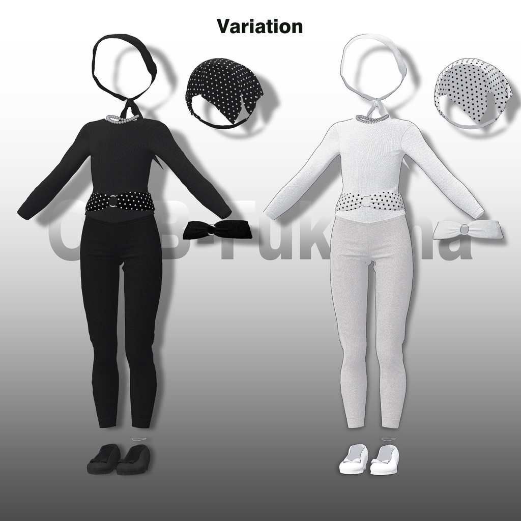 【18アバター対応】サブリナパンツスタイル