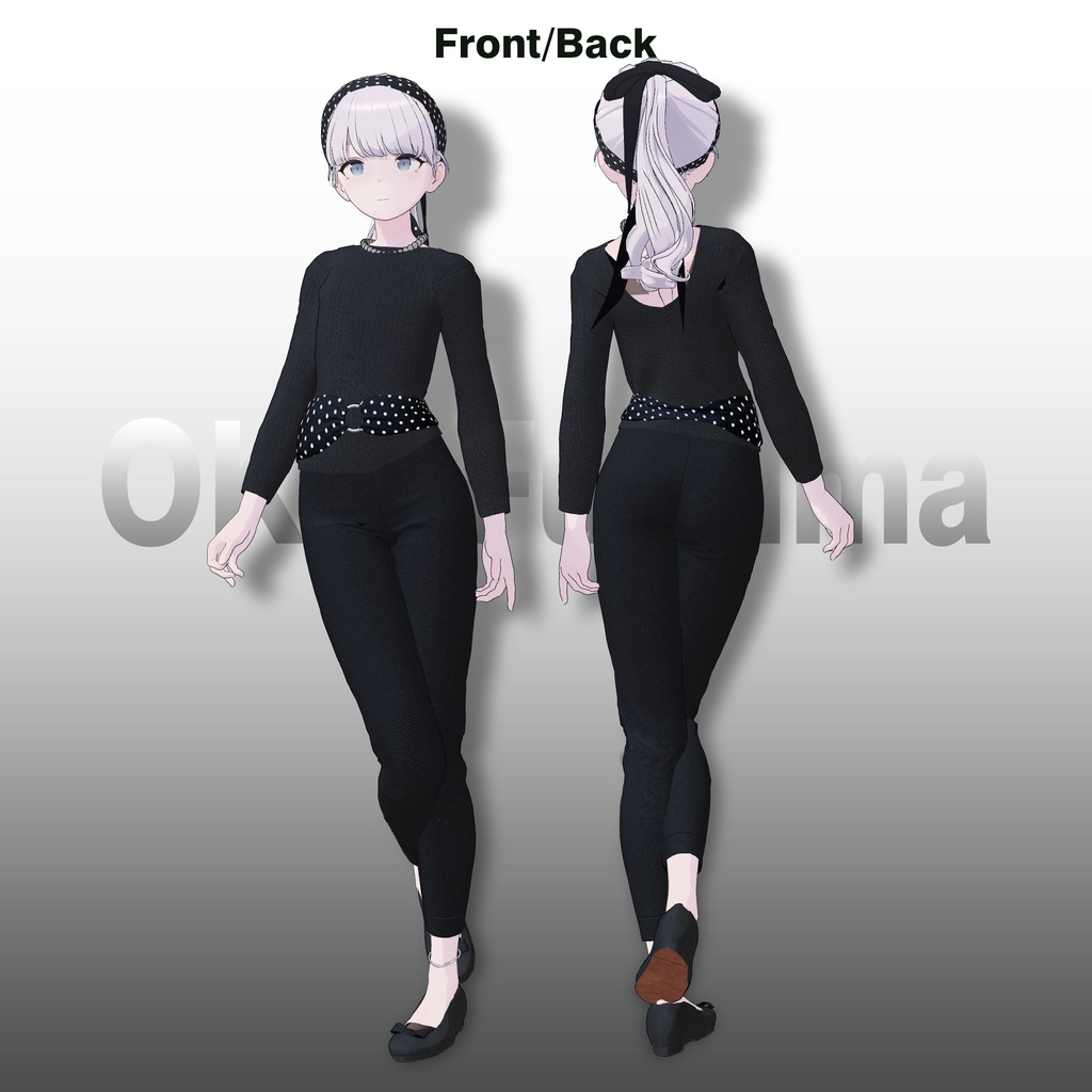 【18アバター対応】サブリナパンツスタイル