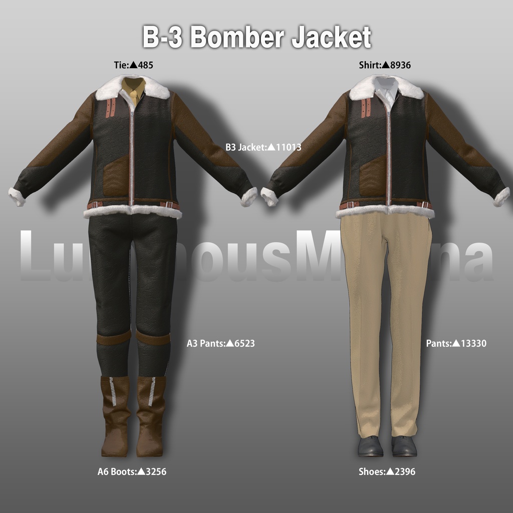 【11アバター対応】B-3 ボマージャケットセット