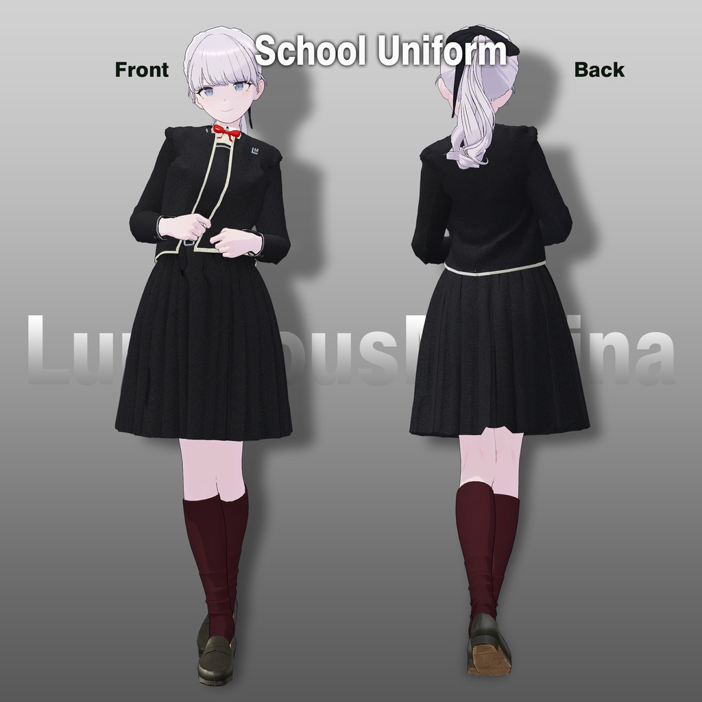 【5アバター対応】クラシック女学生服