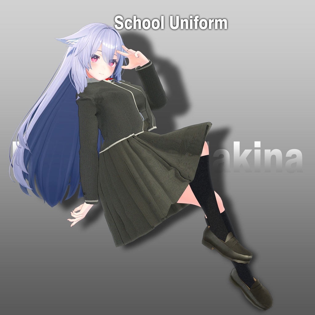 【5アバター対応】クラシック女学生服