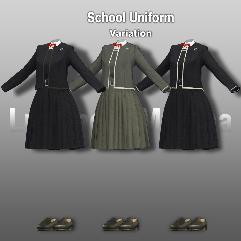 【5アバター対応】クラシック女学生服