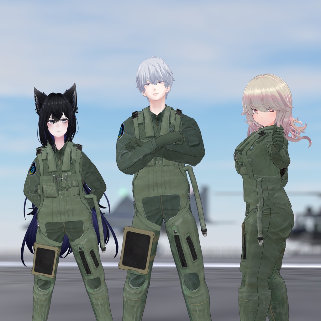 【12アバター対応】本格的パイロット装備セット