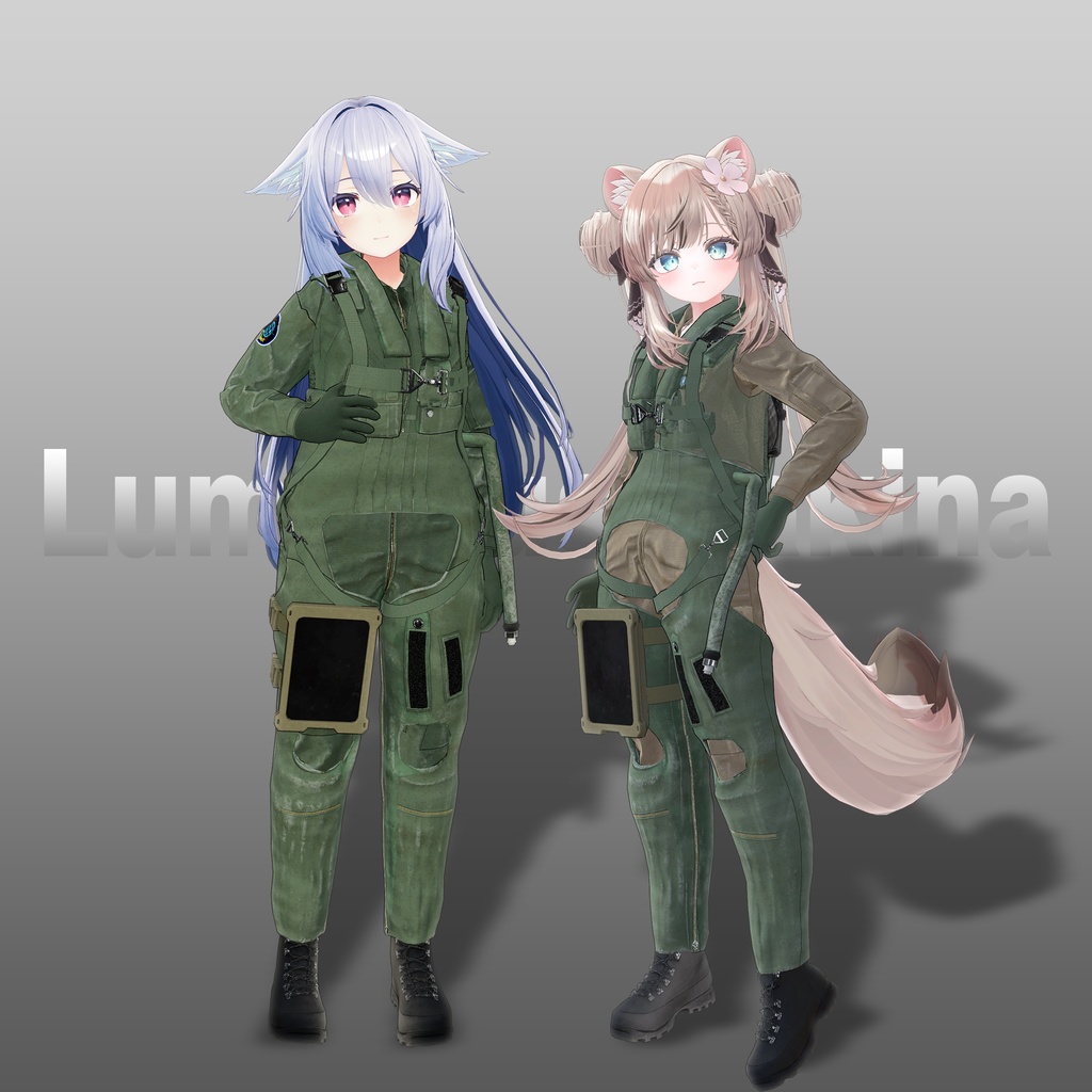 【12アバター対応】本格的パイロット装備セット