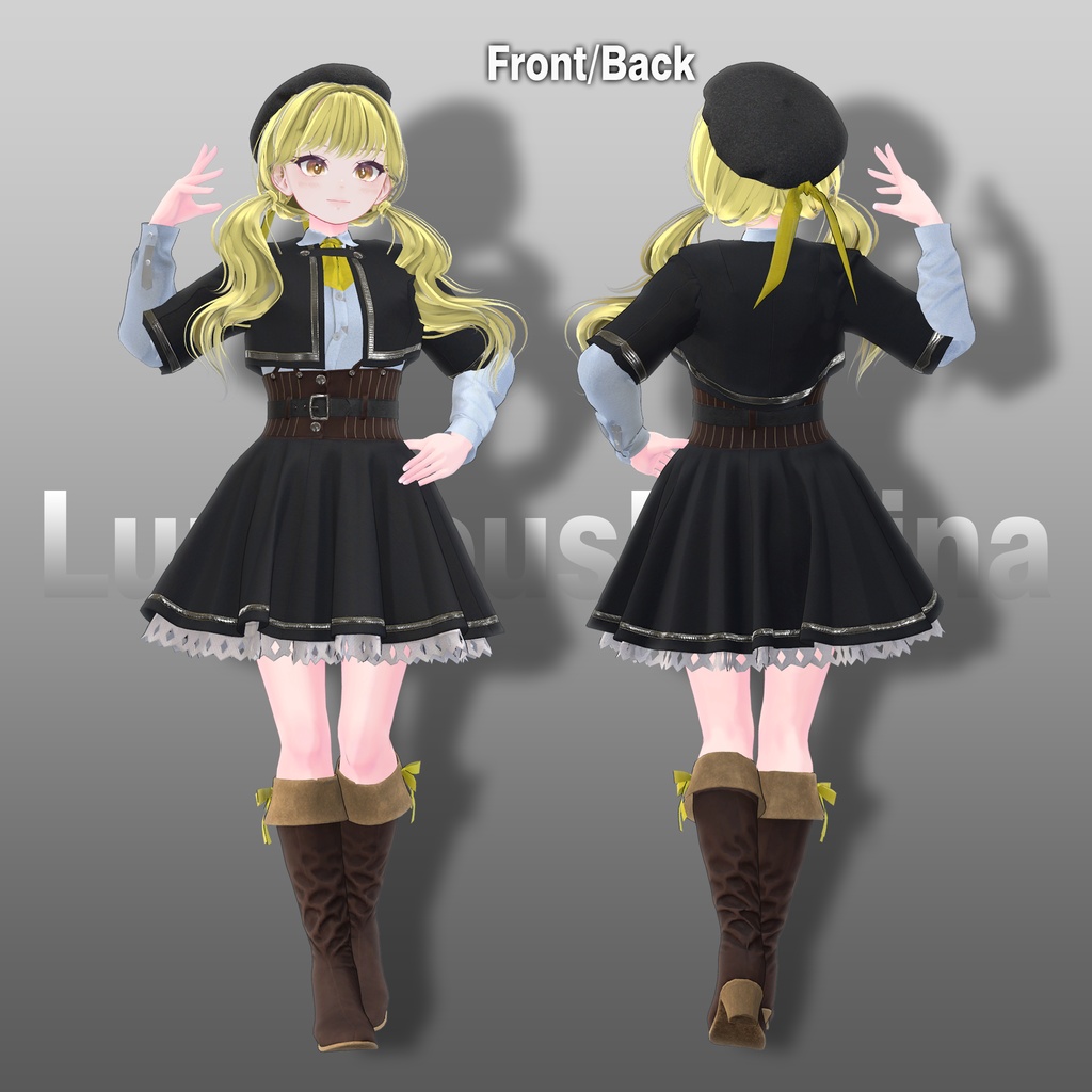 オリジナル3Dモデル「リリエネ Lilliene」