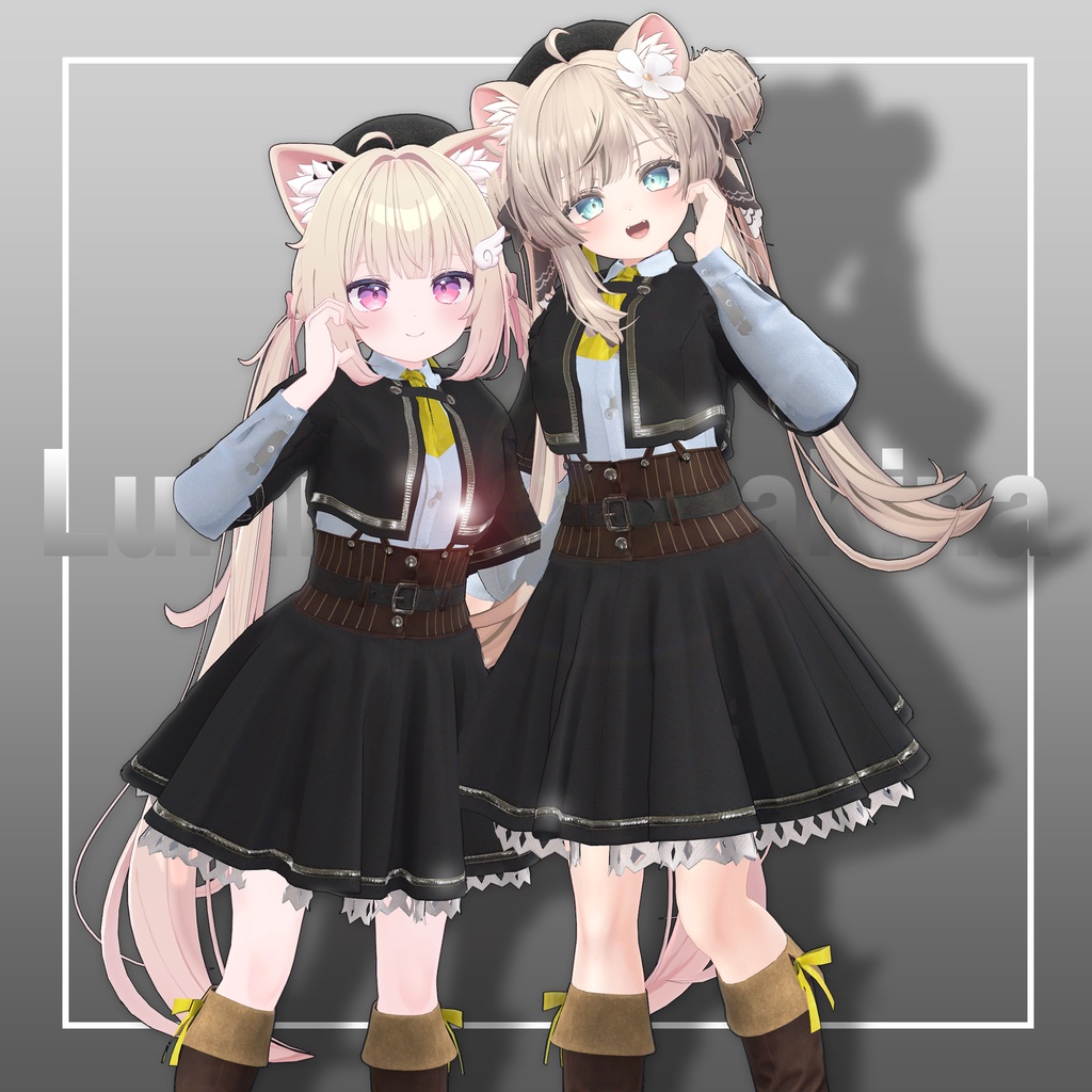 【10アバター対応】魔法少女のドレス