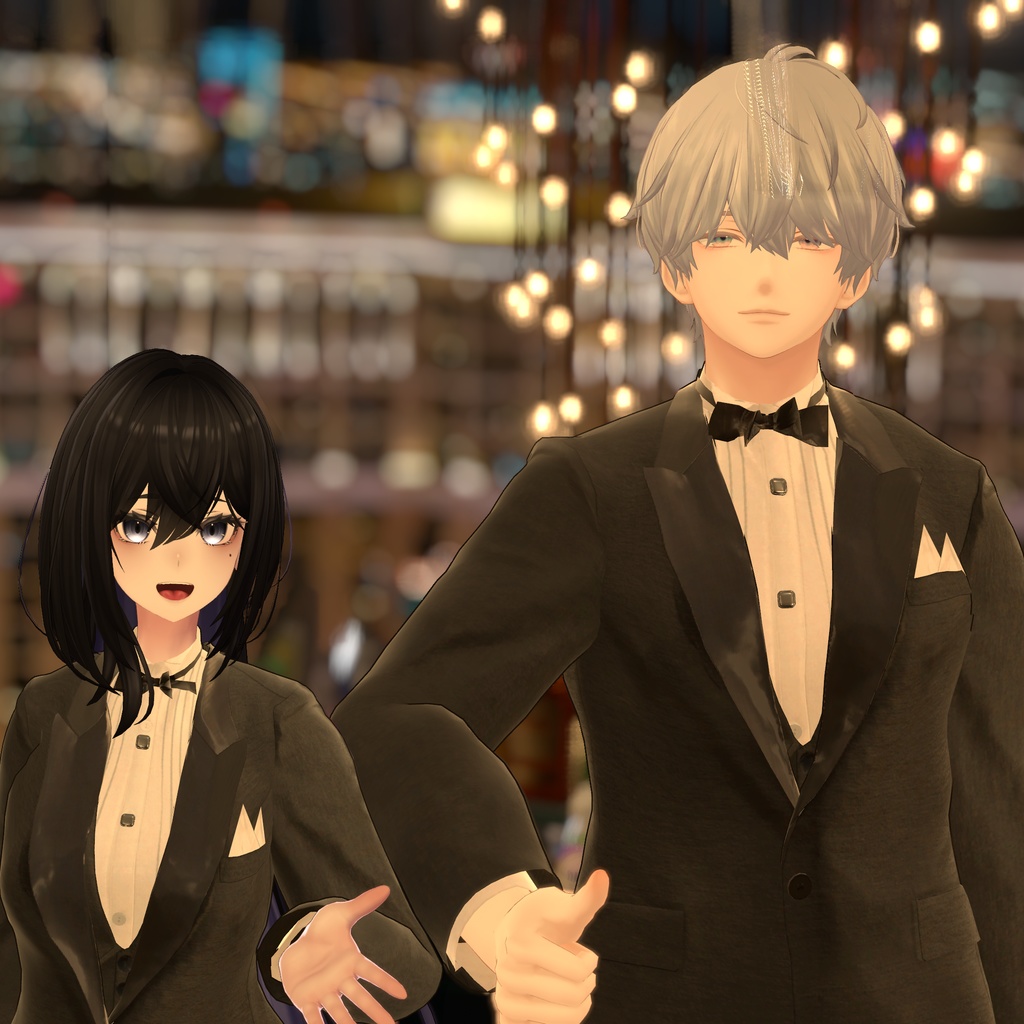 【12アバター対応】タキシード&メスジャケットセット