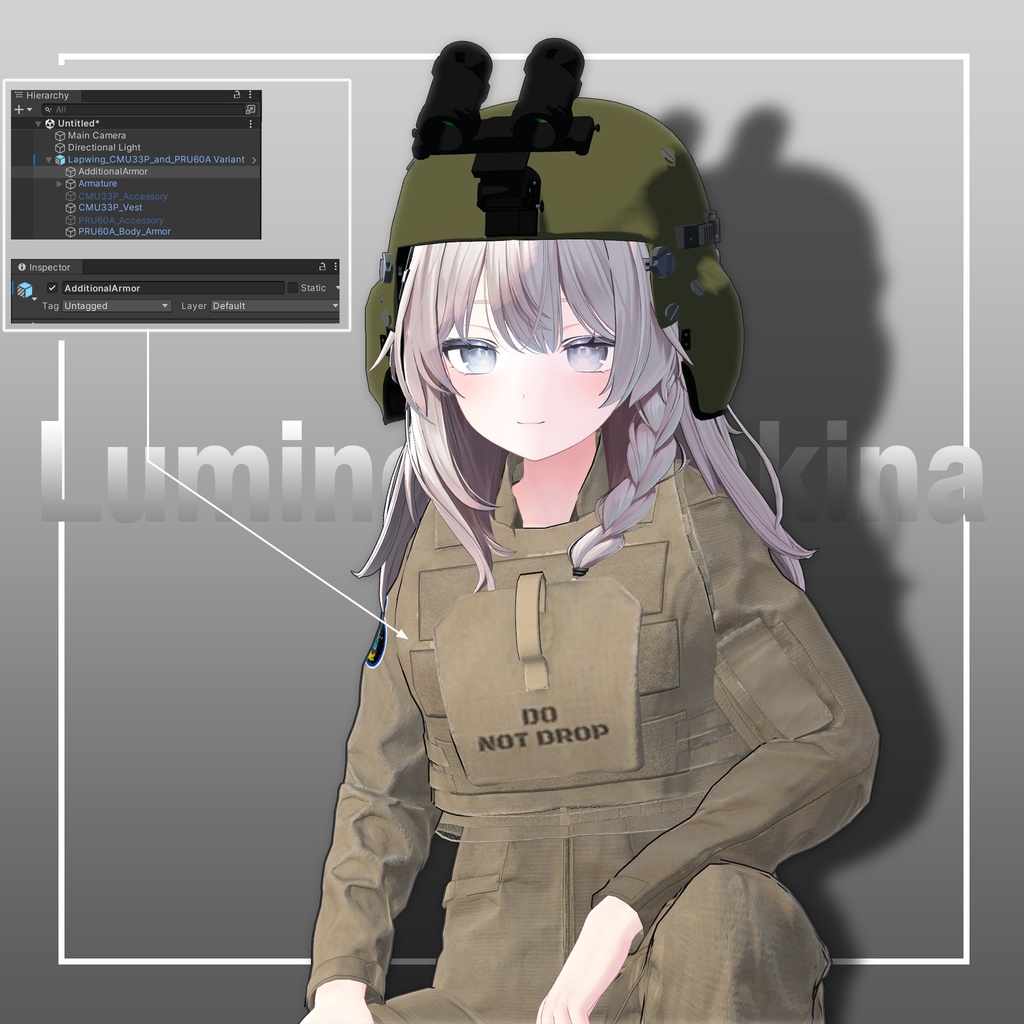 【11アバター対応】米軍ヘリコプタークルー装備セット