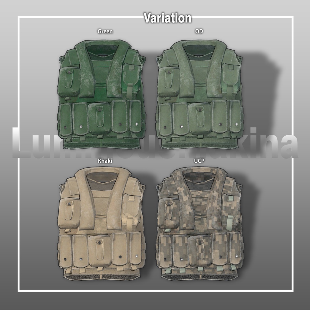 【11アバター対応】米軍ヘリコプタークルー装備セット