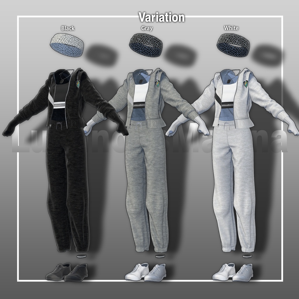 【5アバター対応】アスレジャースタイル(期間限定バンドルセール中)