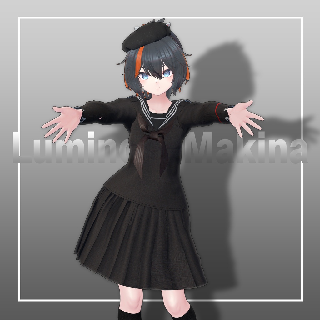 【10アバター対応】クラシックセーラー服