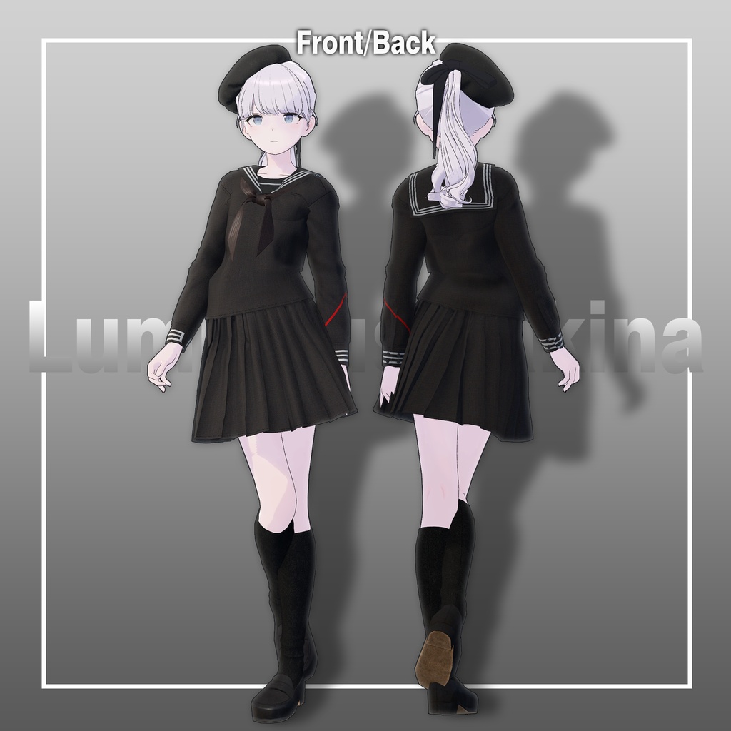 【10アバター対応】クラシックセーラー服