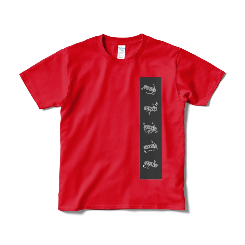 せきどぅデザインTシャツ（赤）