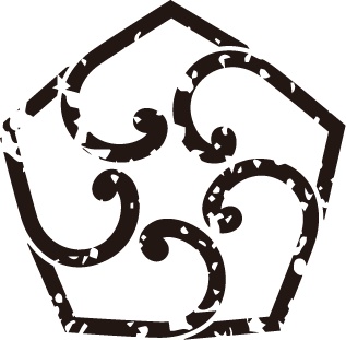 ダウンロード販売素材・64種の家紋はんこ・葵(あおい)ZIP (AI, PNG形式)