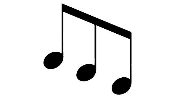 ダウンロード販売素材・音符12種ZIP (AI, PNG形式)