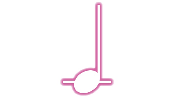 ダウンロード販売素材・光彩音符12種ZIP (AI, PNG形式)